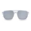 Elin Sonnenbrille UV400 Silber-Silber | 1-farbiger Tampondruck | 1 cm vom rechten Scharnier | 55 mm x 6 mm