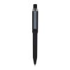 Ozzy-Stift mit Soft-Touch Schwarz | 3D Digitaldruck | 90° vom Clip | 42 mm x 8 mm
