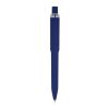 Ozzy-Stift mit Soft-Touch Dunkelblau | 3D Digitaldruck | 90° vom Clip | 42 mm x 8 mm