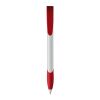 Kugelschreiber Apollo Hardcolour Weiss-Rot Weiß | 1-farbiger Siebdruck | in Verlängerung vom Clip | 40 mm x 25 mm | Nicht verfügbar