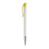 KS Apollo Metall Tip HC Weiss-Gelb | 1-farbiger Tampondruck | Clip | 25 mm x 6 mm | Nicht verfügbar