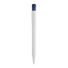 Kugelschreiber Pier hardcolour Weiss-Dunkelblau | 1-farbiger Siebdruck | 180° vom Clip | 45 mm x 25 mm | Nicht verfügbar