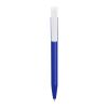 Kugelschreiber S45 Bio hardcolour Dunkelblau-Weiss | 1-farbiger Siebdruck | 90° vom Clip | 45 mm x 25 mm | Nicht verfügbar