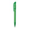 Kugelschreiber S45 Clear Transparent Grün-Grün | 1-farbiger Tampondruck | 90° vom Clip | 45 mm x 8 mm | Nicht verfügbar