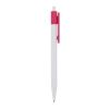 Kugelschreiber Kuma Hardcolour Weiss-Rosa | 1-farbiger Siebdruck | in Verlängerung vom Clip | 45 mm x 25 mm | Nicht verfügbar