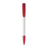 Kugelschreiber Deniro Hardcolour Weiss-Rot Weiß | 1-farbiger Siebdruck | 180° vom Clip | 45 mm x 25 mm | Nicht verfügbar