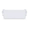 Doppelte Lunchbox mit Besteck Weiss | 1-farbiger Tampondruck | Deckel | 50 mm x 50 mm
