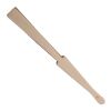 Fächer aus Holz mit Korkgewebe Natur | 1-farbiger Tampondruck | Seite 1 | 40 mm x 9 mm
