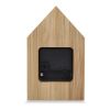 Homestead Schreibtischuhr Natur | 1-farbiger Tampondruck | Vorderseite oben | 40 mm x 40 mm