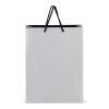 FSC Papier Geschenktasche 30 x 12 x 40cm 200g/m² silber | ohne Werbeanbringung | Nicht verfügbar | Nicht verfügbar