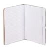 Notizbuch Olmo Hardcover PU A5 mit Haftnotizen Weiss