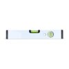 Aluminium-Wasserwaage 30 cm Weiss | 1-farbiger Tampondruck | Seite 1 | 65 mm x 30 mm