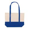 Strandtasche Baumwollsegeltuch OEKO-TEX® 280g/m² 42x10x30cm Blau / Weiss | ohne Werbeanbringung | Nicht verfügbar | Nicht verfügbar | Nicht verfügbar