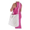 Tragetasche aus Baumwolle OEKO-TEX® 40 x 13 x 44cm 220g/m² Weiss