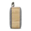 Bamboo Wireless Speaker 5W Natur | Digitaldruck | Vorderseite | 50 mm x 50 mm