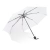 Congo 190T Pongee 21" Faltbarer Regenschirm Weiss