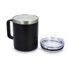 T-ceramic Thermobecher mit Deckel Danube 350ml Schwarz