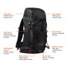 Nordic Drift Trail RCS Rucksack 33L schwarz-orange | ohne Werbeanbringung | Nicht verfügbar | Nicht verfügbar