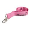 Nylon Schlüsselband PMS Wunschfarbe | ohne Werbeanbringung | 10 mm | Handyschlaufe | Kunststoff-Verschluss | Ohne Safetyclip | Ausweishülle hoch