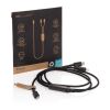 Terra 100W RCS-Kabel mit zwei USB-C-Ausgängen schwarz-grau