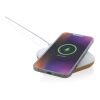 Oregon Wireless-Charger aus RCS recyc. Kunststoff & Kork braun | ohne Werbeanbringung | Nicht verfügbar | Nicht verfügbar