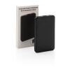 5.000 mAh Powerbank mit integriertem Kabel schwarz