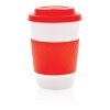 Wiederverwendbarer Kaffeebecher 270ml rot | ohne Werbeanbringung | Nicht verfügbar | Nicht verfügbar | Nicht verfügbar