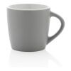Keramiktasse innen coloriert, 300ml grau-weiß | ohne Werbeanbringung | Nicht verfügbar | Nicht verfügbar