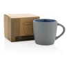 Keramiktasse innen coloriert, 300ml blau-grau | ohne Werbeanbringung | Nicht verfügbar | Nicht verfügbar