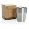 Clark Doppelwandige RCS Kaffeetasse 300ml silber | ohne Werbeanbringung | Nicht verfügbar | Nicht verfügbar