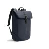 Urban wasserabweisender Flap-Top Rucksack marineblau meliert-schwarz | ohne Werbeanbringung | Nicht verfügbar | Nicht verfügbar