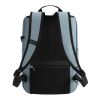 Urban wasserabweisender Anti-Diebstahl Rucksack blau-schwarz