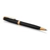 Parker SONNET Stift mattschwarz mit Palladium-Verzierungen gold