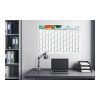 Wandplaner Horizont RECYCLING 980 × 660 mm Dez. Vorjahr – Jan. Folgejahr Weiß | 980 × 660 mm | ohne Werbeanbringung | Blau