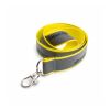 Reflektor Schlüsselband PMS Wunschfarbe | ohne Werbeanbringung | 12 mm | Handyschlaufe | Kunststoff-Verschluss | Ohne Safetyclip | Ausweishülle quer