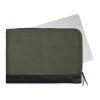 VINGA Marlow 14" Laptop Sleeve aus RCS recyceltem Polyester grün-schwarz | ohne Werbeanbringung | Nicht verfügbar | Nicht verfügbar