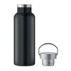 Doppelwandige Flasche 500 ml im Kannenlook schwarz | ohne Werbeanbringung | Nicht verfügbar | Nicht verfügbar | Nicht verfügbar