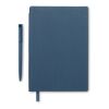 DIN A5 PU Notizbuch mit Stift marineblau | ohne Werbeanbringung | Nicht verfügbar | Nicht verfügbar | Nicht verfügbar