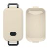 Lunchbox PP 800 ml beige | ohne Werbeanbringung | Nicht verfügbar | Nicht verfügbar | Nicht verfügbar