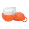Regenponcho in Kugel orange | ohne Werbeanbringung | Nicht verfügbar | Nicht verfügbar