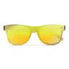 Sonnenbrille mit Bügeln aus Bambus gelb | ohne Werbeanbringung | Nicht verfügbar | Nicht verfügbar