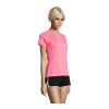 SPORTY DAMENT-SHIRT  140g neon rosa 2 | M | ohne Werbeanbringung | Nicht verfügbar | Nicht verfügbar | Nicht verfügbar