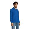 PERFECT MEN LSL POLO 180g königsblau | S | ohne Werbeanbringung | Nicht verfügbar | Nicht verfügbar | Nicht verfügbar