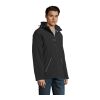 Rock Herren-Winter-Softshelljacke schwarz | XL