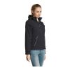 Rock Damen-Softshellparka schwarz | S