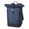 Polyester (600D) Rolltop-Rucksack Oberon Blau | ohne Werbeanbringung | Nicht verfügbar | Nicht verfügbar