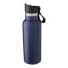 Doppelwandige Edelstahl-Trinkflasche 500 ml Elaine Blau