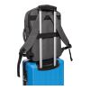 rPET (300D) Polyester Laptop-Rucksack Eulalia Grau | ohne Werbeanbringung | Nicht verfügbar | Nicht verfügbar