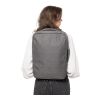 rPET (300D) Polyester Laptop-Rucksack Eulalia Grau | ohne Werbeanbringung | Nicht verfügbar | Nicht verfügbar