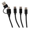 Ladekabel Hexa | 6-in-1 Schwarz